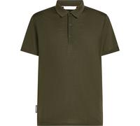 Icebreaker - t-shirt da trekking in lana merino a maniche corte - M Merino 150 Tech Lite SS Polo Dk Loden per Uomo - Taglia XL - Verde