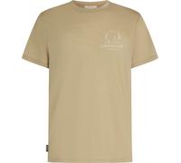 Icebreaker - t-shirt da trekking in lana merino a maniche corte - M Merino 150 Tech Lite SS Tee Peaceful Pass Flagstone per Uomo - Taglia L - Beige