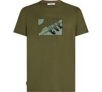 Icebreaker - T-shirt in lana merino - M Merino 150 Tech Lite SS Tee In The Wild Loden per Uomo - Taglia S - Kaki