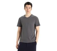 Icebreaker - Uomo Natural Blend Central Classic Slim Fit T-Shirt - per l'uso Quotidiano, la Palestra e l'allenamento - Monsoon, M
