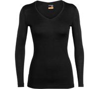 ICEBREAKER W 200 Oasis Ls V - Donna - Nero - Taglia XS- modello 2026