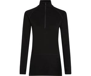 ICEBREAKER W Mer 200 Zoneknit Ls Half Zip - Donna - Nero - Taglia L- modello 2027