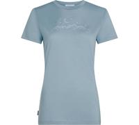Icebreaker Merino 150 Tech Lite Sparkling Stars Short Sleeve T-shirt Blu M Donna
