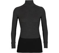 ICEBREAKER W Zoneknit 260 Ls Half Zip Jet - Donna - Grigio / Nero - Taglia XS- modello 2025
