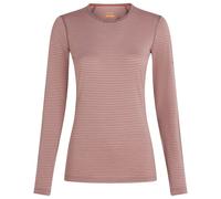 Icebreaker - Women's 200 Oasis L/S Crewe - Intimo lana merinos M fuchsia/marrone