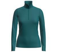 Icebreaker - Women's 200 Oasis L/S Half Zip - Maglia a manica lunga merino M blu/turchese