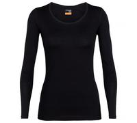 Maglia intima Icebreaker 200 Oasis Scoop manica lunga nero donna - XL