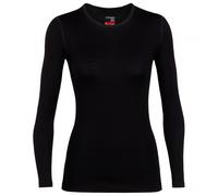 Icebreaker - Intimo tecnico in lana merino 260g - Wmns 260 Tech LS Crewe Black per Donne - Taglia M - Nero Nero M