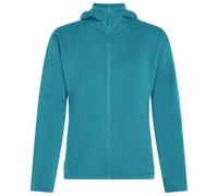 Icebreaker - Women's 360 Realfleece Elem L/S Zip Hoodie - Felpa di merino con cappuccio M turchese