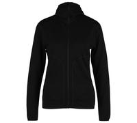 Icebreaker - Women's 560 RealFleece Elemental II L/S Zip Hoodie - Felpa di merino con cappuccio M nero