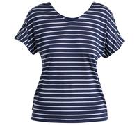 Icebreaker - Women's Drayden Reversible S/S Top Stripe - Maglia merino XS blu