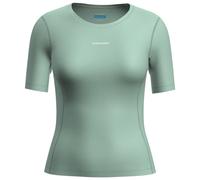 Icebreaker - Women's Mer 75 Cool-Lite Featherlight SS Crewe - T-shirt M turchese/verde