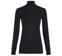 Icebreaker - Women's Merino 125 Zoneknit L/S Half Zip - Intimo lana merinos S nero