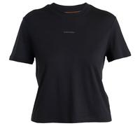 Icebreaker - Women's Merino 150 Tech Lite III S/S Crop Tee - Maglia merino XS nero