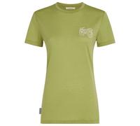 Icebreaker - Women's Merino 150 Tech Lite S/S Adventure Ride - Maglia merino XL olivia