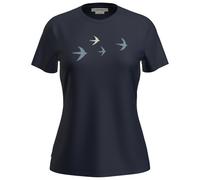 Icebreaker - Women's Merino 150 Tech Lite S/S Bird Transit - Maglia merino S blu