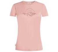 Icebreaker - Women's Merino 150 Tech Lite S/S Sunrise Summit - Maglia merino L fuchsia