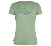 Icebreaker - Women's Merino 150 Tech Lite S/S Sunrise Summit - Maglia merino XL verde