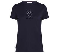 Icebreaker - Women's Merino 150 Tech Lite S/S Tee Lancewood - Maglia merino L blu