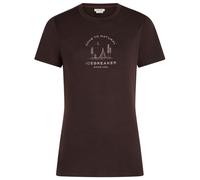 Icebreaker - Women's Merino 150 Tech Lite S/S Tee Peaceful Pass - Maglia merino M marrone