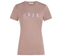 Icebreaker - Women's Merino 150 Tech Lite S/S Tee Snow Day - Maglia merino XL marrone