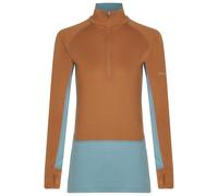 Icebreaker - Women's Merino 200 Zoneknit L/S Half Zip - Intimo lana merinos XS marrone