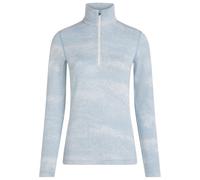 Maglietta da donna Icebreaker Merino 260 Oasis Vertex LS Half Zip Chillwave Snow/Zincblue/J S