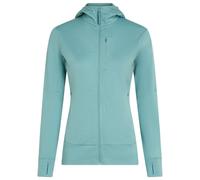Icebreaker - Women's Merino 260 Quantum IV L/S Zip Hoodie - Felpa di merino con cappuccio S turchese