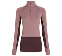 Icebreaker - Women's Merino 260 Zoneknit L/S Half Zip - Pullover in lana merino XS marrone/fuchsia