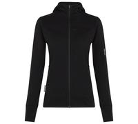Icebreaker - Women's Merino 300 Realfleece Descender L/S Zip - Giacca di merino XL nero