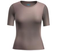 Icebreaker - Women's Merino 75 eatherlight S/S Crewe AOP - Maglia funzionale S marrone