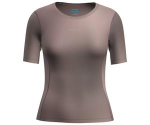 Icebreaker - Women's Merino 75 eatherlight S/S Crewe AOP - Maglia funzionale M marrone