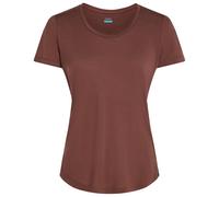 Icebreaker - Women's Merino Cool-Lite Sphere III S/S Scoop - Maglia merino XS marrone