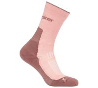 Icebreaker - Women's Merino Hike+ Light Crew - Calze da trekking Unisex M | EU 42|44 fuchsia