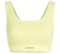 Icebreaker - Women's Merino Rib Lotus Bra - Reggiseno sportivo XS giallo