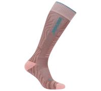 Icebreaker - Women's Merino Ski+ Light OTC Mountain Contour - Calze da sci Unisex M | EU 42|44 marrone