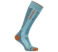 Icebreaker - Women's Merino Ski+ Medium OTC Mountain Contour - Calze da sci Unisex S | EU 39|41,5 turchese