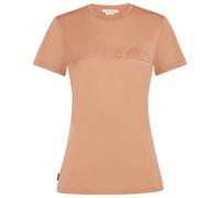 Icebreaker - Women's Merino150 TechLite S/S Single Line Camp - Maglia merino L beige
