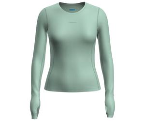 Icebreaker - Women's Merino75 CoolLiteFeatherlight L/S Crewe - Maglia a manica lunga L turchese/verde