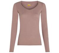 Icebreaker - Women's Siren L/S Sweetheart - Intimo lana merinos L marrone