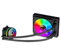 GameMax Iceburg - Raffreddatore a liquido ARGB CPU, 120 mm, raffreddamento ad acqua per CPU da 120 mm, per Intel e AMD, 1 ventola ARGB Infinity PWM da 120 mm, da 800 a 2000 giri/min e tappo girevole