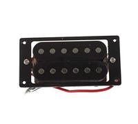 ICECHEN 2 Pezzi (1 impostato) Nero Humbucker doppia bobina chitarra elettrica Pickup + viteria Telaio