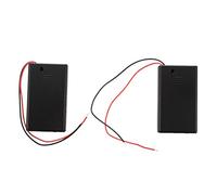 ICECHEN 2 pz 3 x AAA 4.5V Holder Case Box Wired ON/OFF w Cover