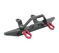 ICECHEN Paraurti anteriore in metallo per MN D90 D91 D96 MN90 MN99S 1/12 RC accessori per auto di aggiornamento, nero