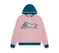 ICECREAM - Cane CHE Corre Maglia ZIP Attraverso Cappuccio - - Knitwear - Uomo - Rosa - L