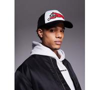 ICECREAM - Cappellino trucker nero e bianco con logo running dog One Size