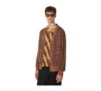 ICECREAM - Cardigan con stampa testuale - - Knitwear - Uomo - Marrone - L