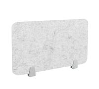 Icegrey Divisorio Acustico da scrivania con Morsetto Autoportante per scrivania Divisorio da Scrivania Riduce Il Rumore e Le distrazioni visive, Grigio Argento, 60x30cm