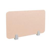 Icegrey Divisorio Acustico da scrivania con Morsetto Autoportante per scrivania Divisorio da Scrivania Riduce Il Rumore e Le distrazioni visive, Beige, 60x40cm