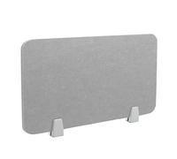 Icegrey Divisorio Acustico da scrivania con Morsetto,Grigio Chiaro,120x30cm | Autoportante per scrivania Divisorio da Scrivania Riduce Il Rumore e Le distrazioni visive